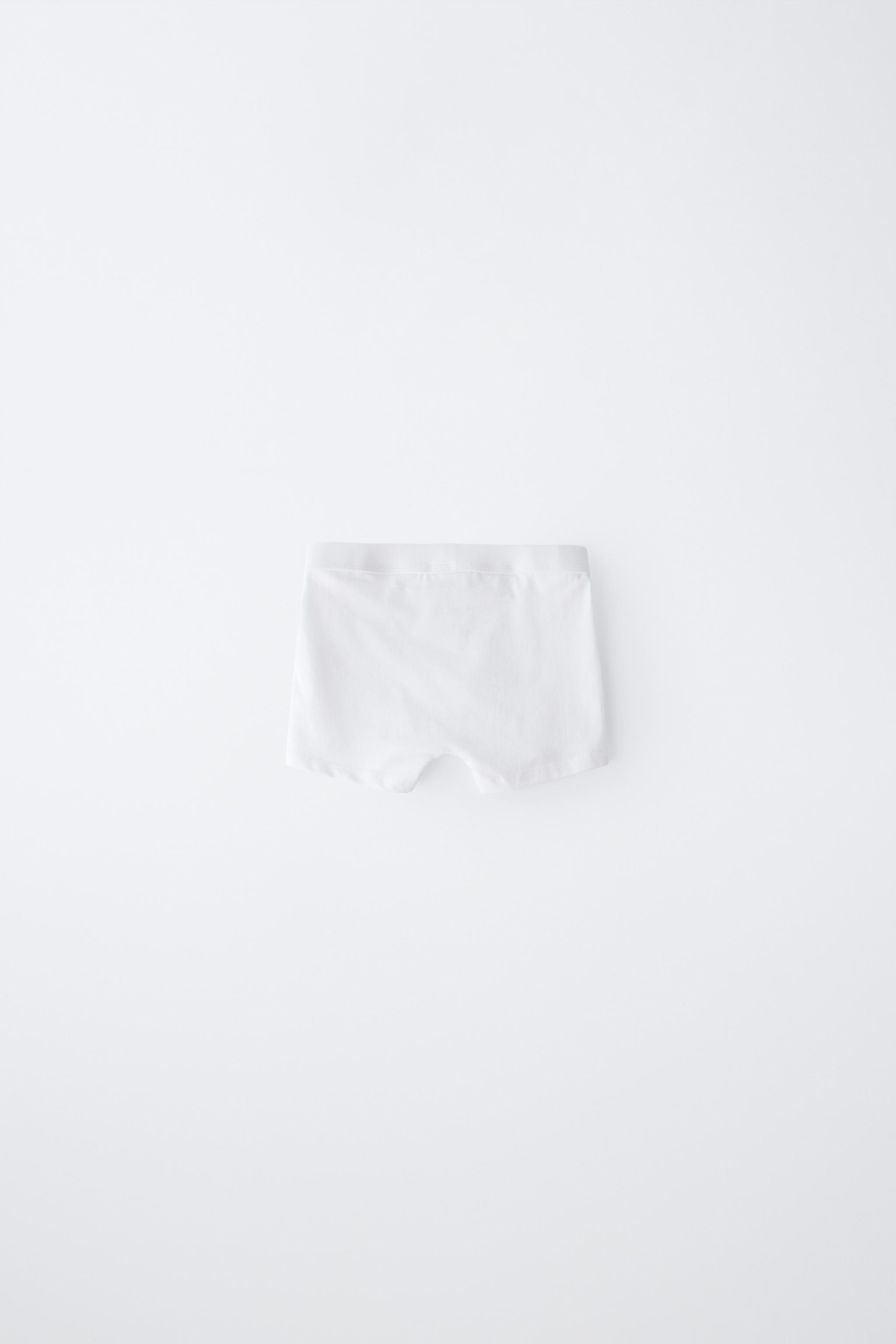 2-6 YEARS / THREE-PACK OF PLAIN BOXERS WITH LABEL